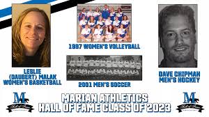 Marian athletics announces Hall of Fame Class of 2023 - Marian University