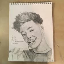 It S A Drawing Of Zach Herron From Why Don T We Zach Herron Drawings Really Cool Drawings