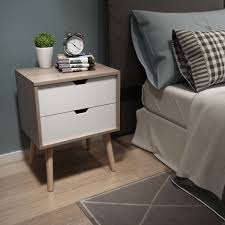 Full extension drawers with ball bearing drawer guides and dovetail joinery. Corrigan Studio Mcree 2 Drawer Nightstand In Walnut Reviews Wayfair Ca