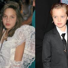 At Eight Shiloh Jolie Pitt Wears A Suit Better Than Angelina Racked Shiloh'un kendisine john adini verdigi degişiklik tamamlandiktan sonra da yine bu adi kullanmaya devam edecegi ileri suerueldue. at eight shiloh jolie pitt wears a