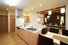 キッチンの横にダイニングテーブル キッチン リビング キッチン キッチン間取り