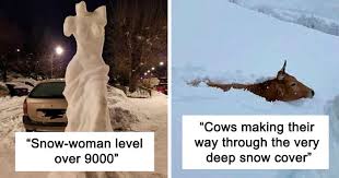 The snowfall totals are annual averages based on weather data collected from 1981 to 2010 for the noaa national climatic data center.us. Spain Is Currently Witnessing Their Biggest Snowfall In Decades And This Is How The Unusual Sight Looks Bored Panda