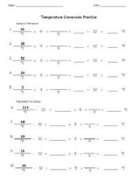 Temperature conversion quiz questions and answers pdf: Temperature Conversion Worksheets Teachers Pay Teachers
