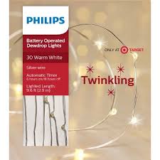 C $4.63 to c $6.45. Philips 30ct Christmas Led Dewdrop Lights Battery Operated Warm White Twinkle Sw Christmas Led Dewdrop Warm White Twinkle Twinkle Battery Operated