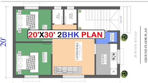 Generally, architects charge 5% of the overall project cost to design a 600 sq ft house plans on a 20*30 site. 20x30 East Facing 2bhk House Plan In Vastu 600 Sqft Youtube