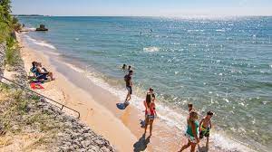 Located minutes from quaint downtown manistee, this state park camp ground is small and quaint as well. Orchard Beach State Park Manistee County Tourism Manistee Michigan