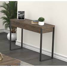 Sofa Table Aged Walnut In 2020 Rustic Sofa Tables Rustic Sofa Sofa Table