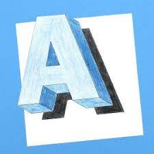 Schwebende Buchstaben Pdf Optische Tauschungen Kunstprojekte Malen Buchstaben Zeichnen Kunstprojekte Alphabet A