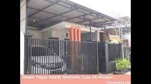 Maybe you would like to learn more about one of these? Desain Pagar Rumah Minimalis Type 36 Tampil Lebih Elegan Dan Modern Youtube