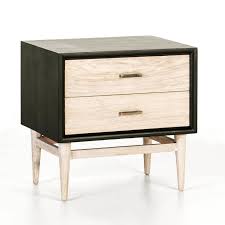 Take a look bedside tables beautiful bedside tables and cabinets, ranging from scandi tables to handcrafted wooden cabinets. Bedside Table 2 Drawers 60x40x60 Wood Black White Washed