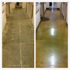 4 Stage Diamond Grind Stain And Seal With Epoxy And High Traffic Polyurethane For Harter Equipment Nj Stain Concrete Flooring
