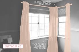 Buy online curtain tracks for bay windows back to top. Emily Henderson Corner Window Sketch 3 Window Treatments Living Room Window Curtains Bedroom Corner Curtains