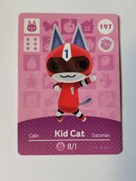 Animal Crossing Amiibo Card Kid Cat 197 On Mercari In 2020 Animal Crossing Amiibo Cards Animal Crossing Animal Crossing Villagers