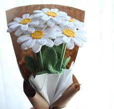 Crochet Daisy Bouquet