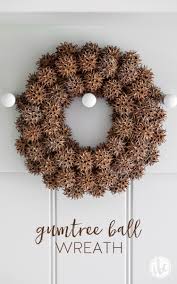 Foraged Fall Wreath with Sweetgum Balls