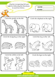 Left And Right Worksheets Free Kindergarten Worksheets Kindergarten Worksheets Printable Kindergarten Worksheets