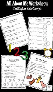 Check spelling or type a new query. All About Me Worksheets That Explore Math Concepts