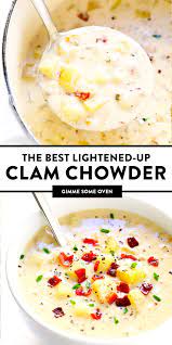 New England Clam Chowder Gimme Some Oven Recipe Chowder Clam Chowder Recipes Clam Chowder Recipe Easy
