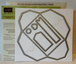 Other gift card envelopes include the credit card sleeves, which are designed to showcase the front of the card inside. Stampin Up Gift Card Envelope And Trims Thinlits Dies New Christmas Holiday Buy Online In United Arab Emirates At Desertcart Ae Productid 66550377