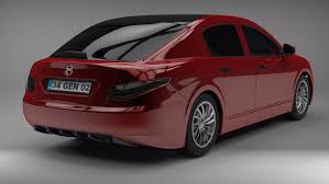 Yerli Elektrikli Otomobil Arka Kismi Suv Car Car Sports Car