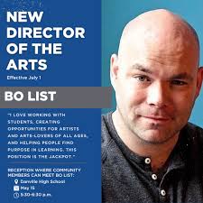 WELCOME to the Danville Schools, Bo List and WELCOME to the Gravely Hall  Performng Arts Center! The future is bright! #artsforall