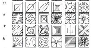 It can also have realistic shapes filled with tangles and here is where. Pattern Sheet For Zentangle Zentangle Zendoodle Patterns Education At Repinned Net