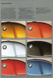 Bmw 1978 Colour Chart Bike Bmw Bmw Motorbikes Bmw Scrambler