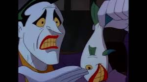 In the dvd commentary, the creators will art evolution: Favorite Joker Scenes Batman The Animated Series Youtube