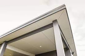 Metal & vinyl stopping angles. Hardieflex Eaves Lining