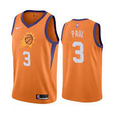 You can hear chris paul yell his jersey. Chris Paul Phoenix Suns 2020 21 Orange Statement Edition Jersey 2020 Trade Goldensstore Com