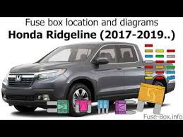 Fuse box location and diagrams: Honda Ridgeline Fuse Box Diagram Wiring Diagram Rows Seek Rotation Seek Rotation Kosmein It