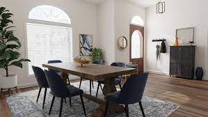 Maybe you would like to learn more about one of these? Large Seating Space Modern Traditional Dining Room Design By Spacejoy