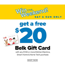 Maybe you would like to learn more about one of these? Belk Win The Weekend Get A Free 20 Gift Card Milled
