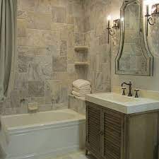 Here are the ideas of using travertine in your small bathroom. Travertine Bathroom Floor Design Ideas