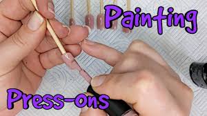 Dry the nails using a cloth and then let itsit for a few minutes as it air dries. How To Prepare And Paint Press On Nails Youtube