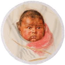 Baby Basket Tote Bag by Grace Carpenter Hudson