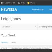 I capture screenshot after my test condition. Newsela Website Review
