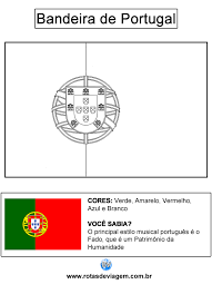 Bandeira na proporção de 2:3. Para Imprimir Bandeira De Portugal Para Colorir Preto E Branco