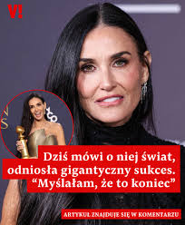 Słowa Demi Moore wywołały poruszenie w Hollywood, otrzymała owacje na  stojąco! ___ Fot. Flanigan