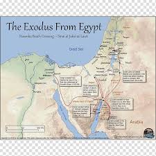 Land Of Israel Canaan Mount Sinai Bible Book Of Exodus Map Transparent Background Png Clipart Hiclipart
