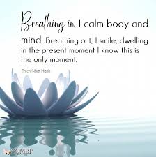 Spiritual Quotes & Beautiful Photographs - Breathing in, I calm body and  mind. Breathing out, I smile. Dwelling in the present moment I know this is  the only moment. -Thich Nhat Hanh |
