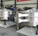 High Frequency Rotary Vibrating Screens Plant Powder Sieve ...