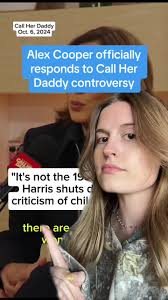 @MSNBC Alex Cooper Call Her Daddy. Alex Cooper responds to the Call Her  Daddy Controversy over Kamala  ##callherdaddy##alexcooper##influencer##celebrity##podcast##drama