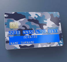 Blue label data solutions does not offer credit but provides consumers with a service to receive offers that are relevant to them & not intrusive. Camo Blue Card Vinyl Sticker Tenstickers