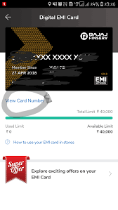 You can also withdraw cash from an atm and pay no interest on it for. How To Get The 16 Digit Bajaj Finserv Emi Card Number My Wallet Shows Only The First 4 Digit And The Last 3 Digit Quora