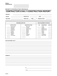 The Enchanting Construction Daily Report Template Excel Fill Online With Superintendent Daily Report Progress Report Template Daily Progress Report Template