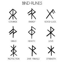 Fehu, raidho and isa, for good health. Bind Rune Tattoo Drone Fest