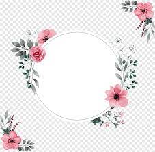 Maybe you would like to learn more about one of these? Wedding Invitation Frame A Pink Border Of Water Pink Floral Border Tshirt Png Pngegg