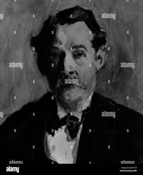 English: Denman Ross self-portrait . 1896 159 Denman Ross self-portrait  Stock Photo