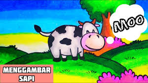 Gambar untuk mewarnai tema qurban. Cara Mudah Menggambar Binatang Sapi Qurban Untuk Anak Bersama Kak Yudha Youtube
